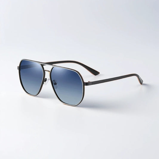 Aviateur Bleu | Polarized Sunglasses - SPX3375