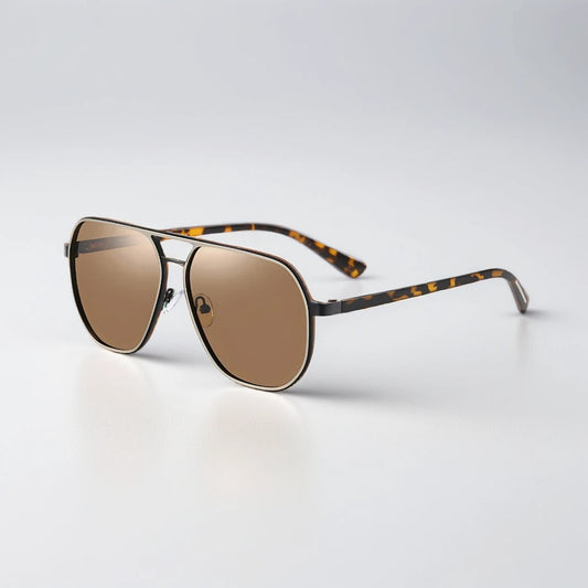 Aviateur Marron | Polarized Sunglasses - SPX3375